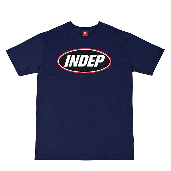 Indep Ellipse Logo Navy T-shirt