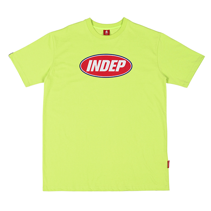 Indep Ellipse Logo Lime T-shirt