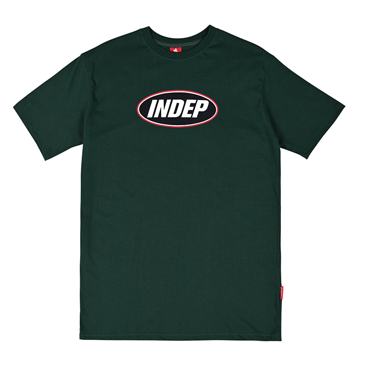 Indep Ellipse Logo Deep Green T-shirt
