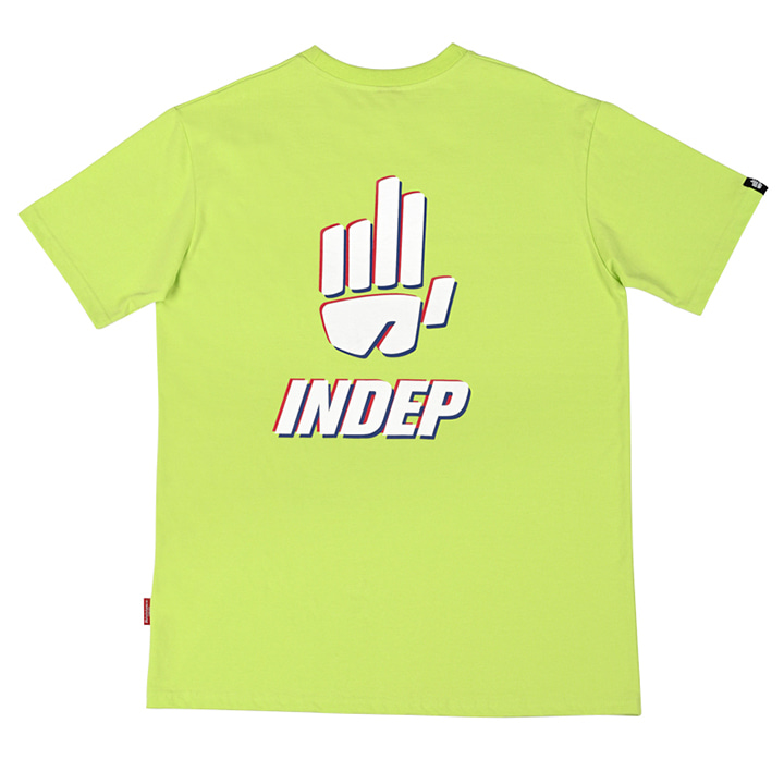 Indep Big Symbol Lime T-shirt